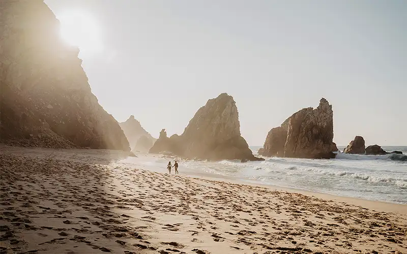 Moving To Portugal Couple In Beach