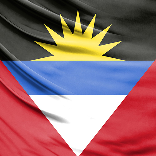 Antigua and Barbuda Flag 500x500px