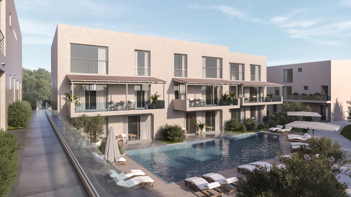 The Aegean Beachfront apartments in Crete with direct sea access
