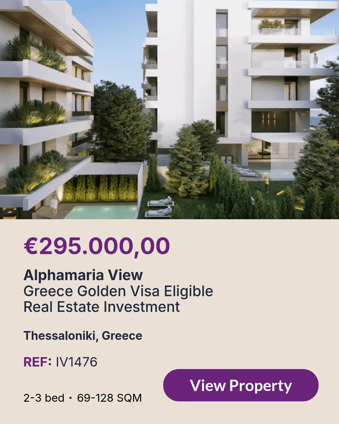 Alphamaria is a Golden Visa eligible property to buy in Greece.