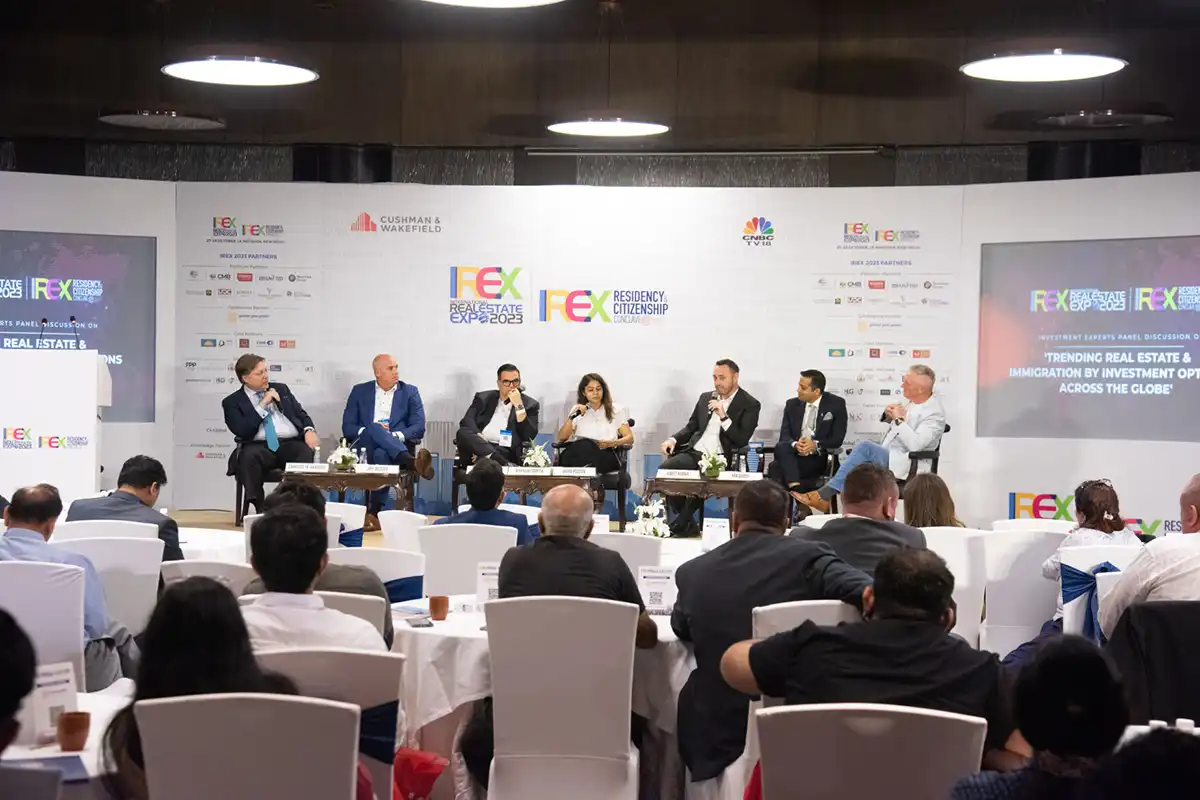 Investment Visa CEO David Poston speaking Panelist @ IREX India Event