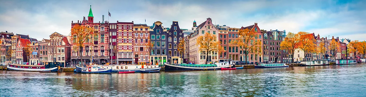 amsterdam autumn panoramic