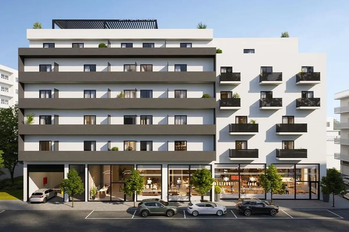 Community Keremeikos apartment development with residential amenities in Gazi, Athens