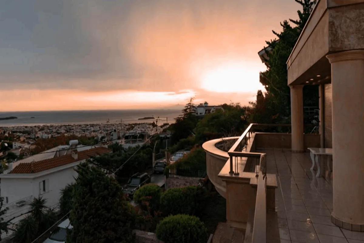 Voula View four-bedroom villa with sea views on the Athens Riviera