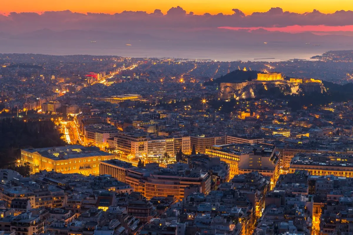 athens night