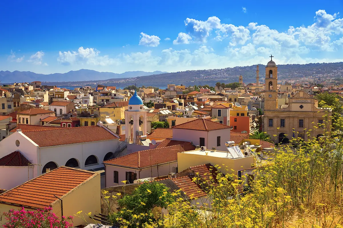 Houses of Chania, Greece