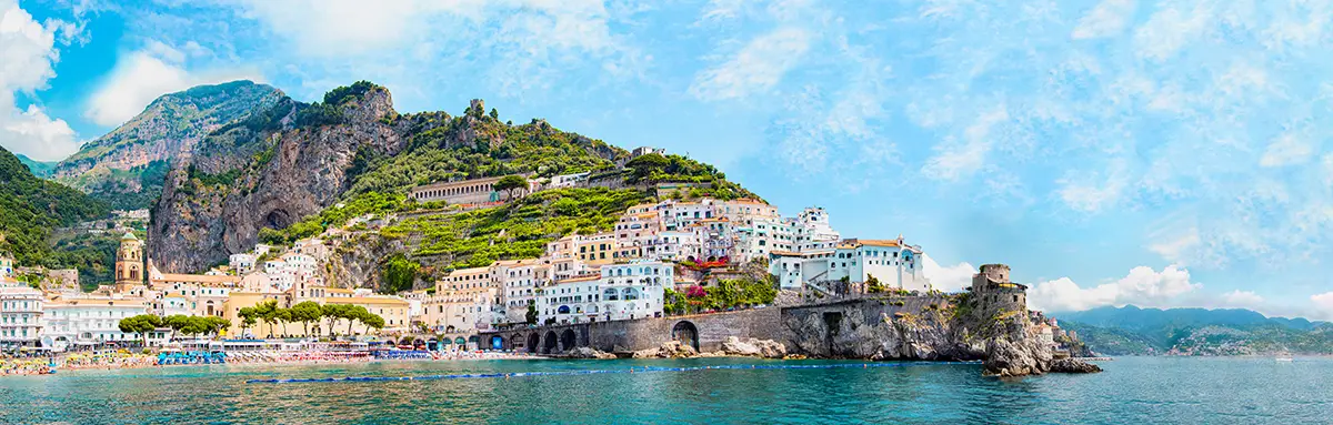 italy amalfi panoramic view