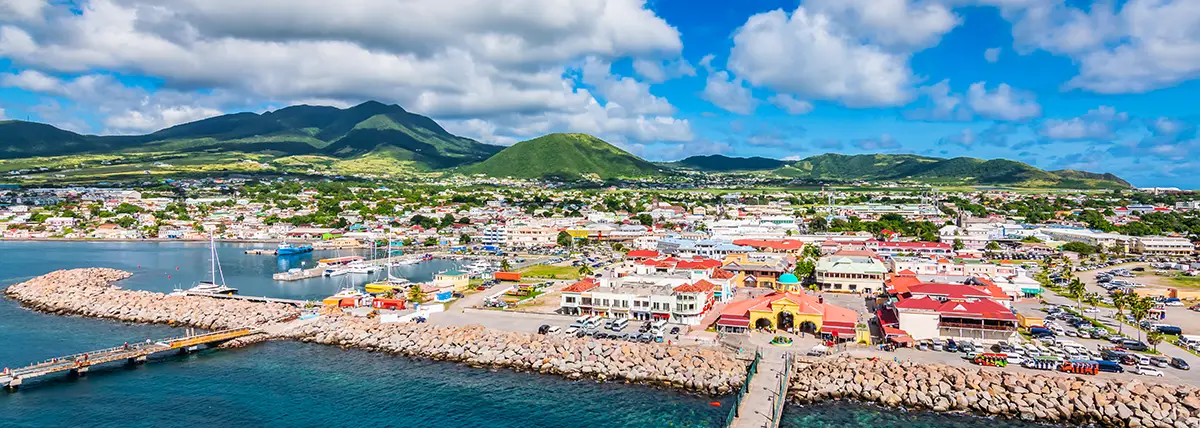 Landscape of St. Kitts.
