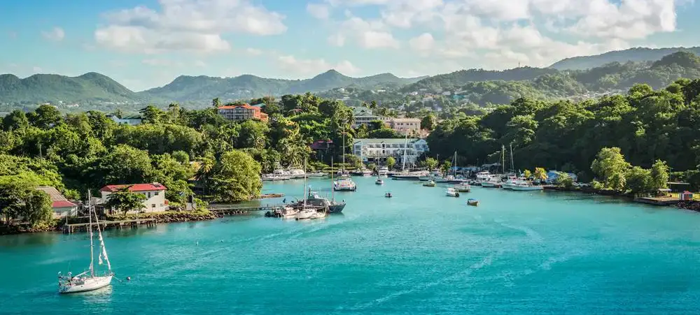 st lucia landscape